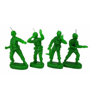 Gi Candles - 4 Piece Set - Asst 4 Styles