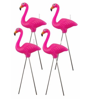 Flamingo Candles - 4 Piece Set