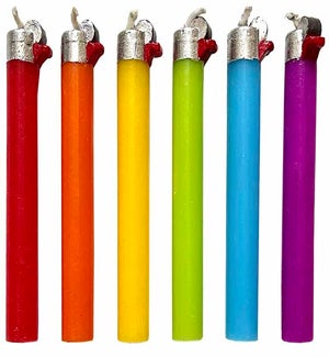 Flikz Candles - 6 Piece Set - Asst 6 Colors