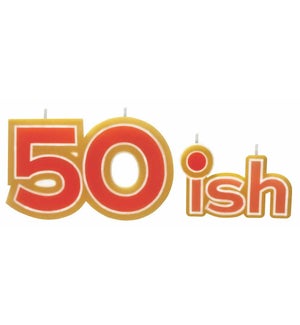 Bday Cake Candles - 50 ish - 2 Piece Set
