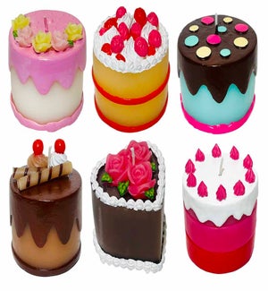 Personal Cake Celebration Candles - 6 Styles