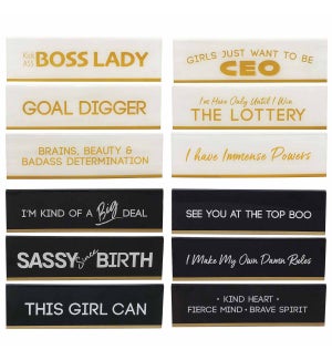 F.A.W.K. Two-Sided Desk Plaques - Asst 6 Styles