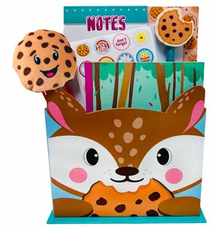 Cookie Crumble Critter Stationery Set - Deer 7 Piece Set