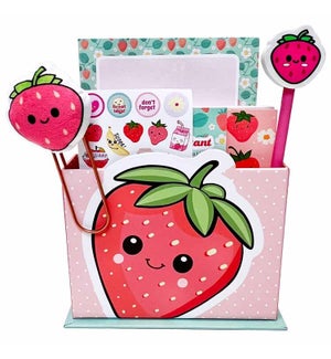 Strawberry Stationery Box Set