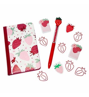 Strawberry Mini Stationery Set