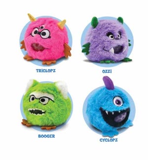 Monster Series - PBJs Plush Ball Jellies - Asst 6 Styles