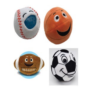 Sports - PBJs Plush Ball Jellies - Asst 4 Styles