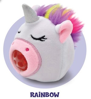 Unicorn - Rainbow - PBJs Plush Ball Jellies