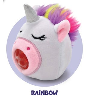 Unicorn - Rainbow - PBJs Plush Ball Jellies