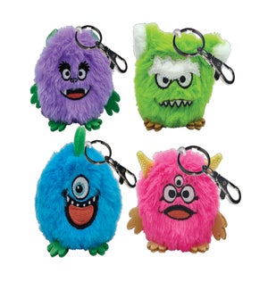 PBJs Keyrings - Monsters - Asst 4 Styles