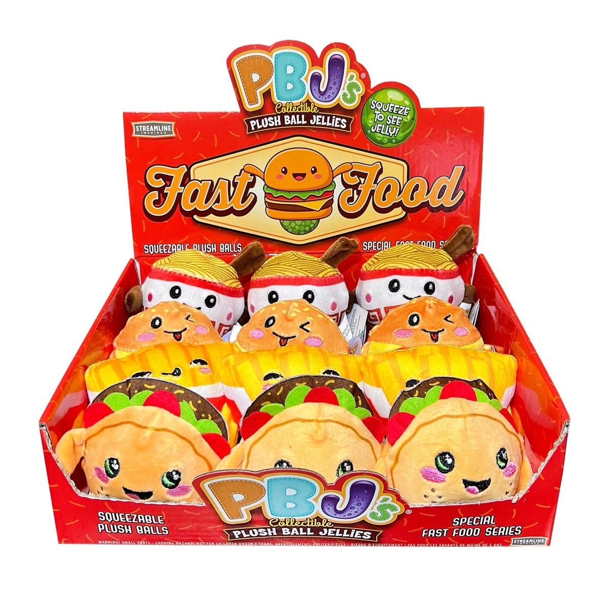 PBJ Fast Foods  - Asst 4 Styles