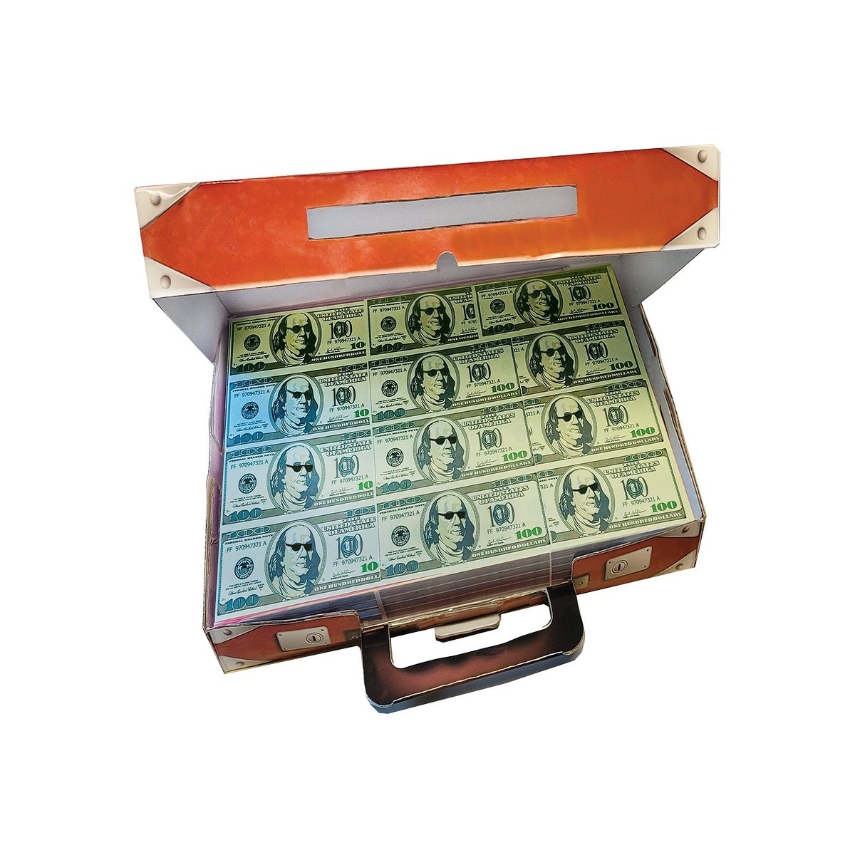 Briefcase Stash Full Of Cash Gift Boxes
