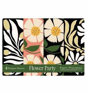 Paper Pad Placemats - Flower Party