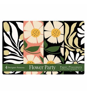 Paper Pad Placemats - Flower Party