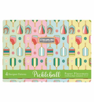 Paper Pad Placemats - Pickleball