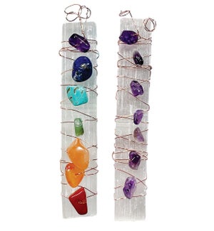 Amethyst Wand and Chakra Wand - Asst 2 Styles