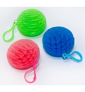 Mesh Matrix Fidget Toy - Low In The Dark Keychain - Asst 3 Colors