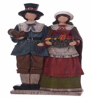 Resin Pilgrims Couple