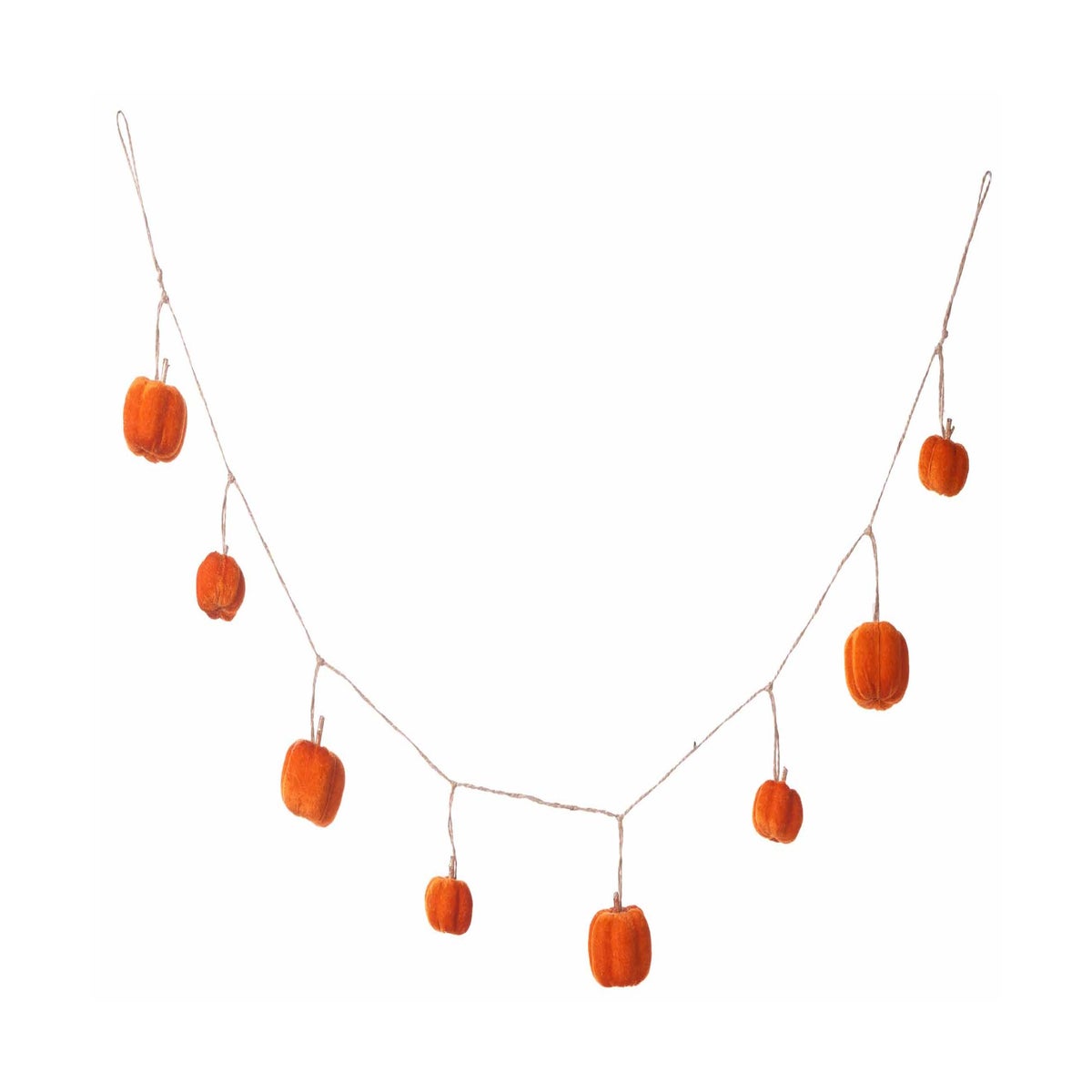 Fabric Pumpkin Garland