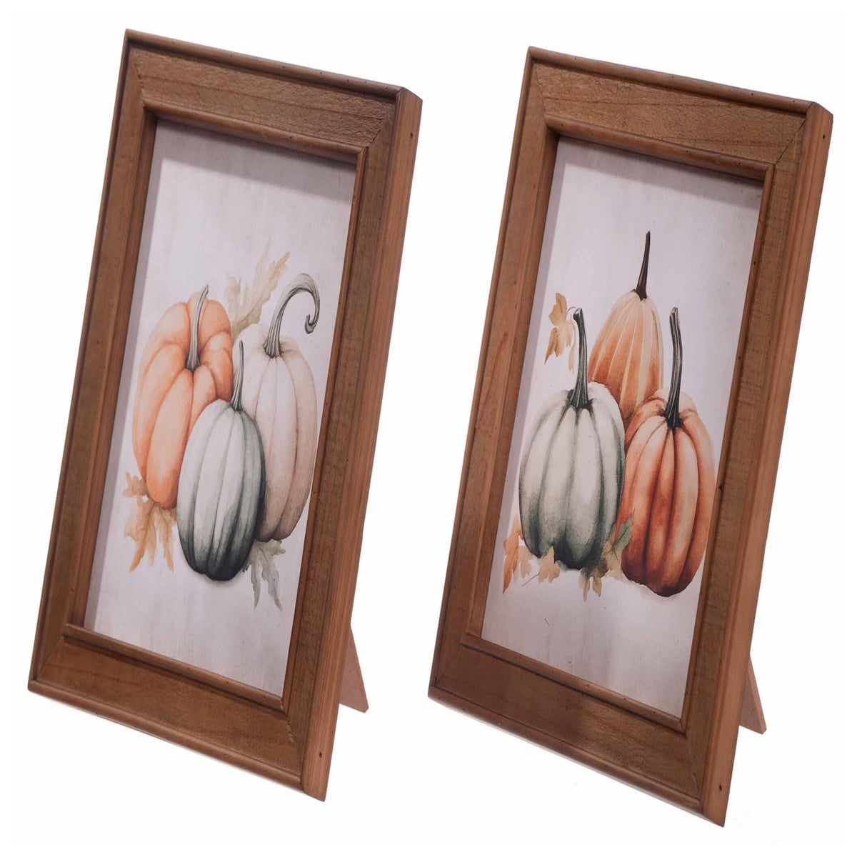 Wd Harv Bl Pumpkin Frame 2 Asst