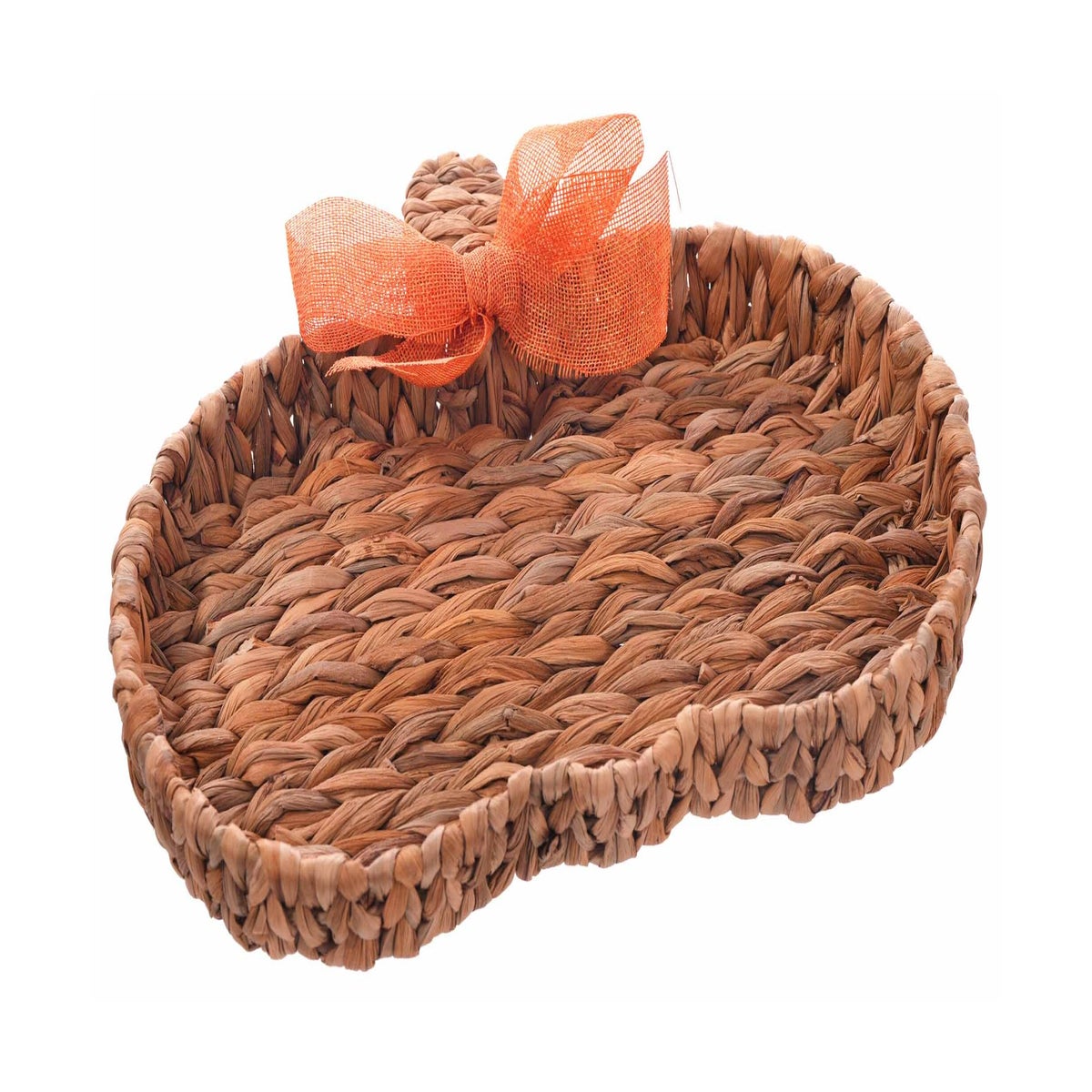 Rattan Pumpkin Tray