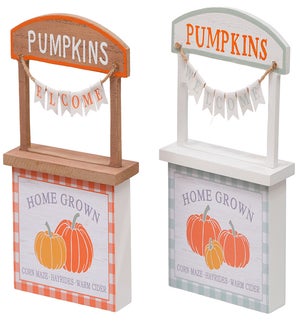 Wd Pumpkin Stand 2 Asst
