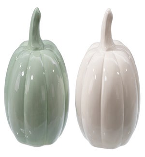 Md Cer Grn/Crm Pumpkin 2 Asst