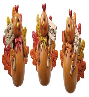 Sm Res Turkey  W/Sign 3 Asst