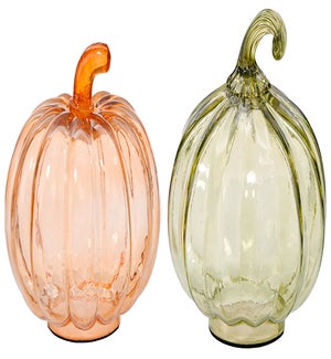 Gls Grn/Orange Pumpkin 2 Asst