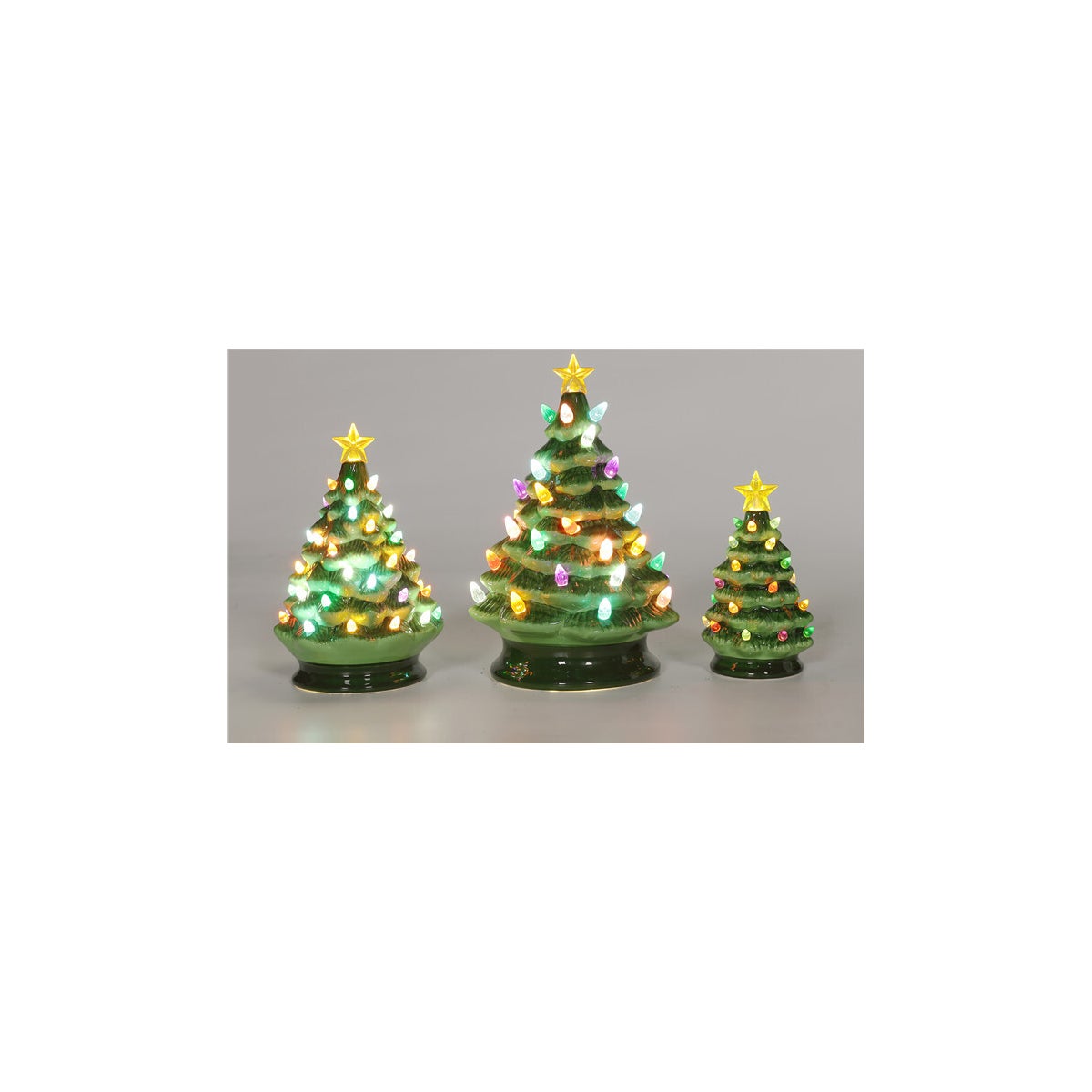 Large Ceramic Tree with Multi Light Stand