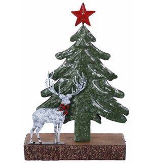 Small Metal Snow Tree/Deer Stand