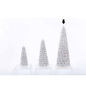 Large Resin S/W Bells Cone Tree