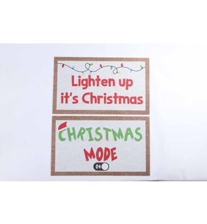 Mat Bright Light/Christmas Mode 2 Asst