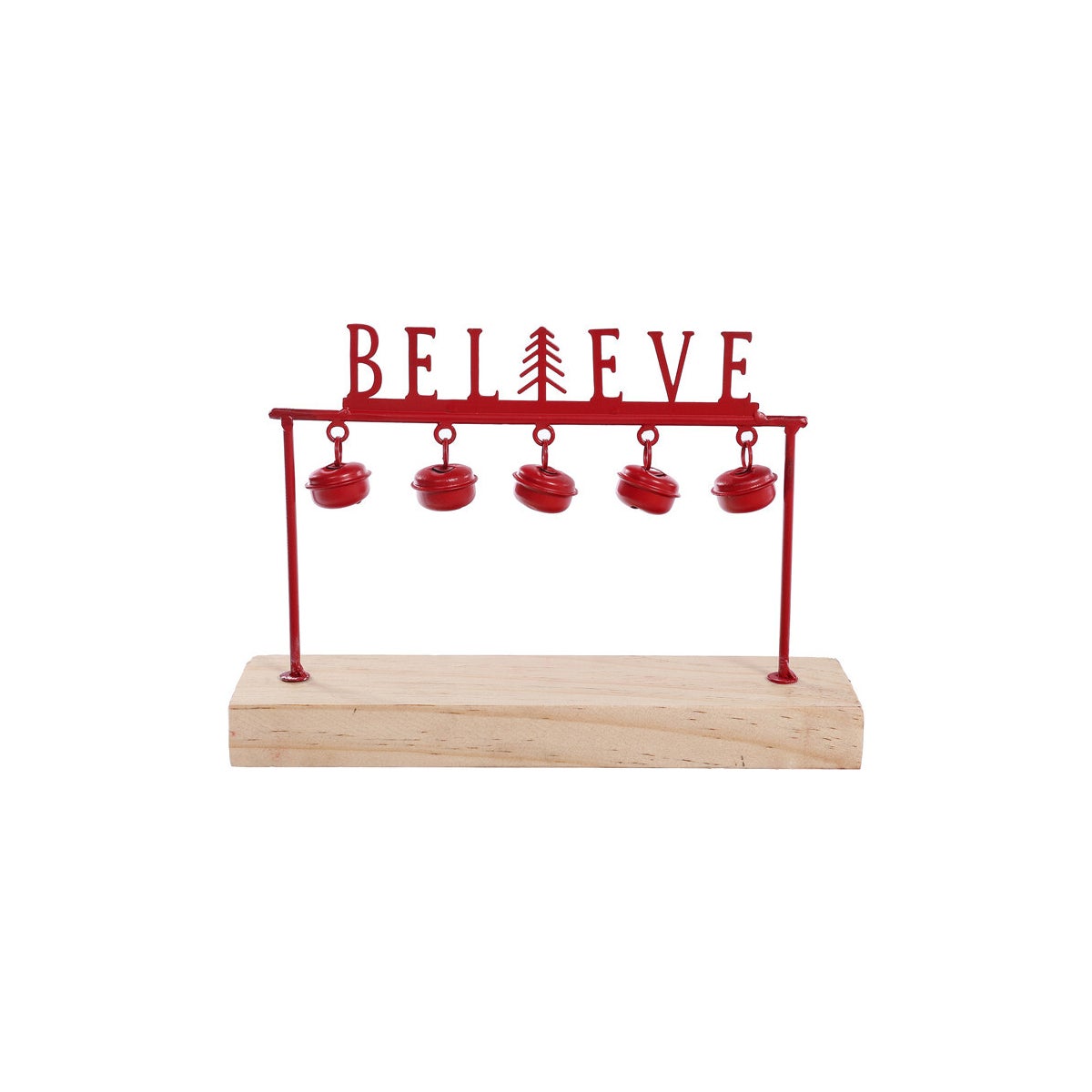 Mtl Red Believe W/Bells Stand