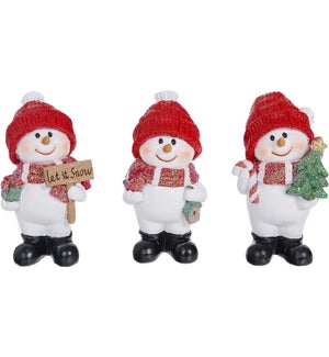 Rsn Red Hat Snowman 3 Asst