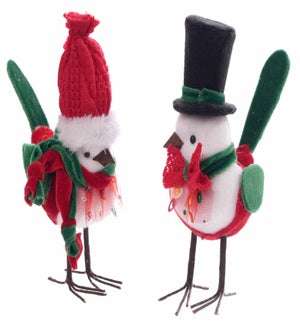 Fabric Holiday Bird 2 Asst.