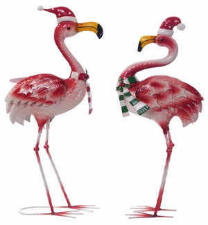 Mtl Sm Christmas Flamingo 2Asst