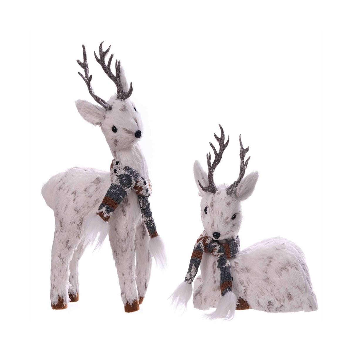 Floral Fluffy Deer 2 Asst