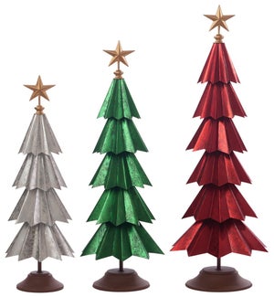 Giant Mtl Red Met Tree