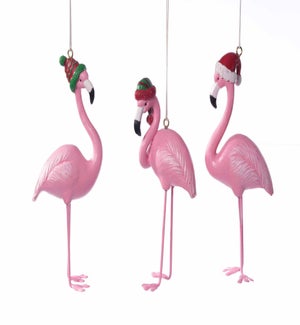 Rsn Hol Flamingo Orn 3 Asst