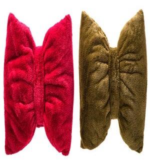 Fab Holiday Bow Pillow 2 Asst