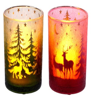 Gls Grn/Red Deer C/H 2 Asst