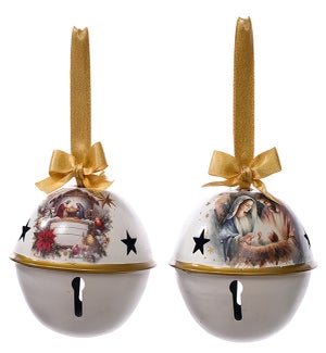 Mini Nativity Bell Hang 2 Asst