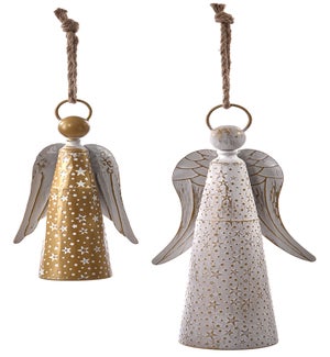 Lg Star Embossed Angel