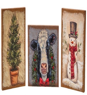 Burlap Painted HH Pics 3 Asst