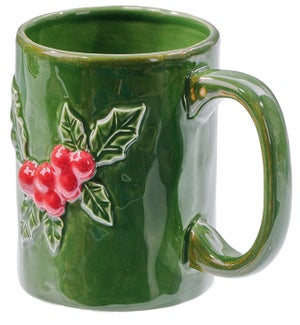 Cer Holly Berry Mug