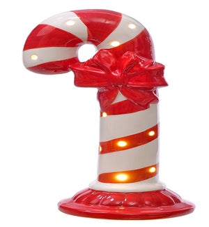Cer Candy Cane LED Stand