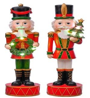 Lg Res Tree/Wreath Nutcracker 2 Asst