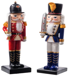 Lg Res Nutcracker W/Sword 2 Asst