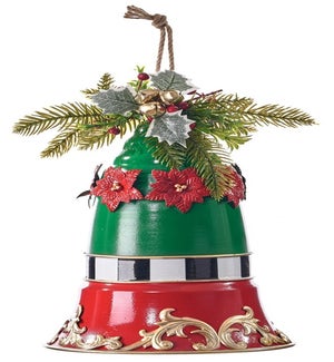 Lg Mtl Embellished Bell Hang